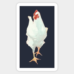 Watercolor Proud Hen #2 Sticker